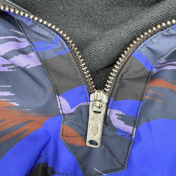 Free People Movement Daybreak Sweatshirt Size Medium Pullover Printed 1/2 Zip - Picture 12 of 13